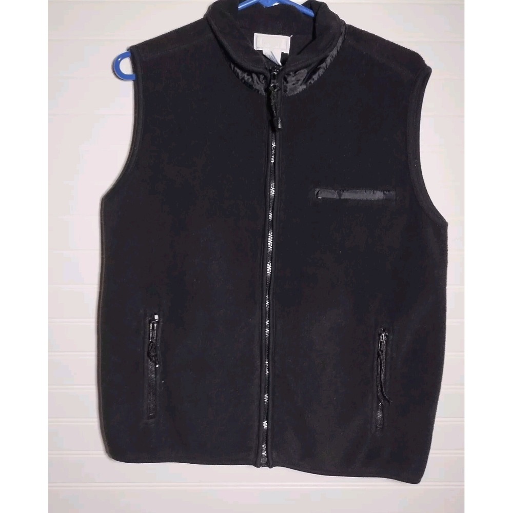 Jennifer Moore Womens SM Black Full Zip Vest Gorpcore Layering Outdoor Hiking